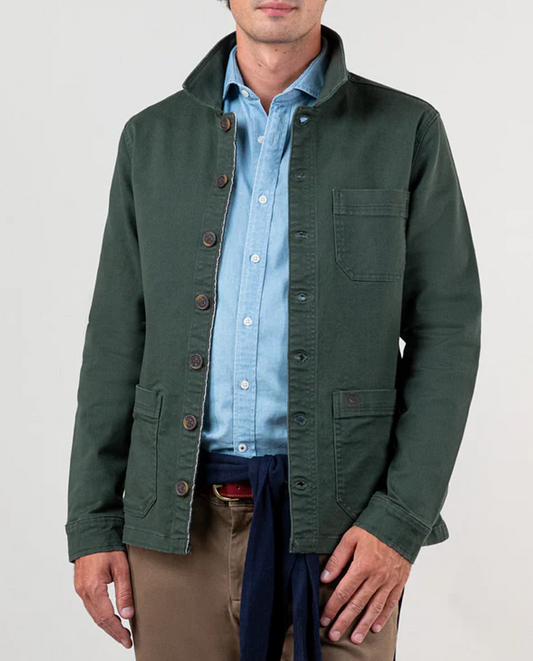 Sobrecamisa Twill Verde