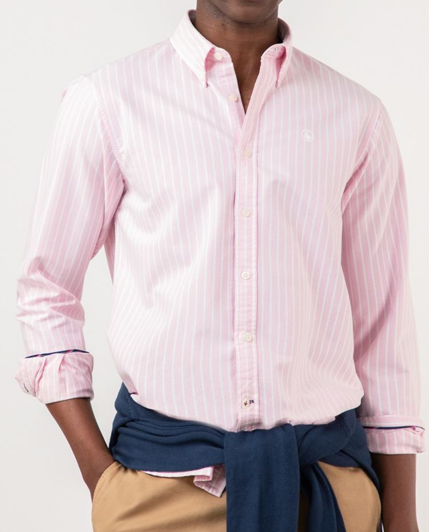 Camisa Raya Butcher Oxford Rosa